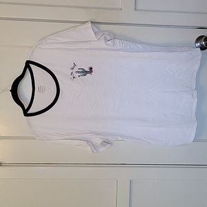 White Cactus Succulent Old Navy Everywear T-shirt